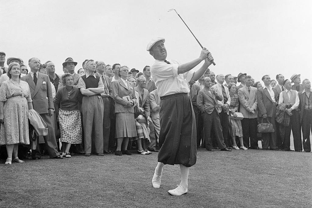 Bobby Locke at The Open in 1952